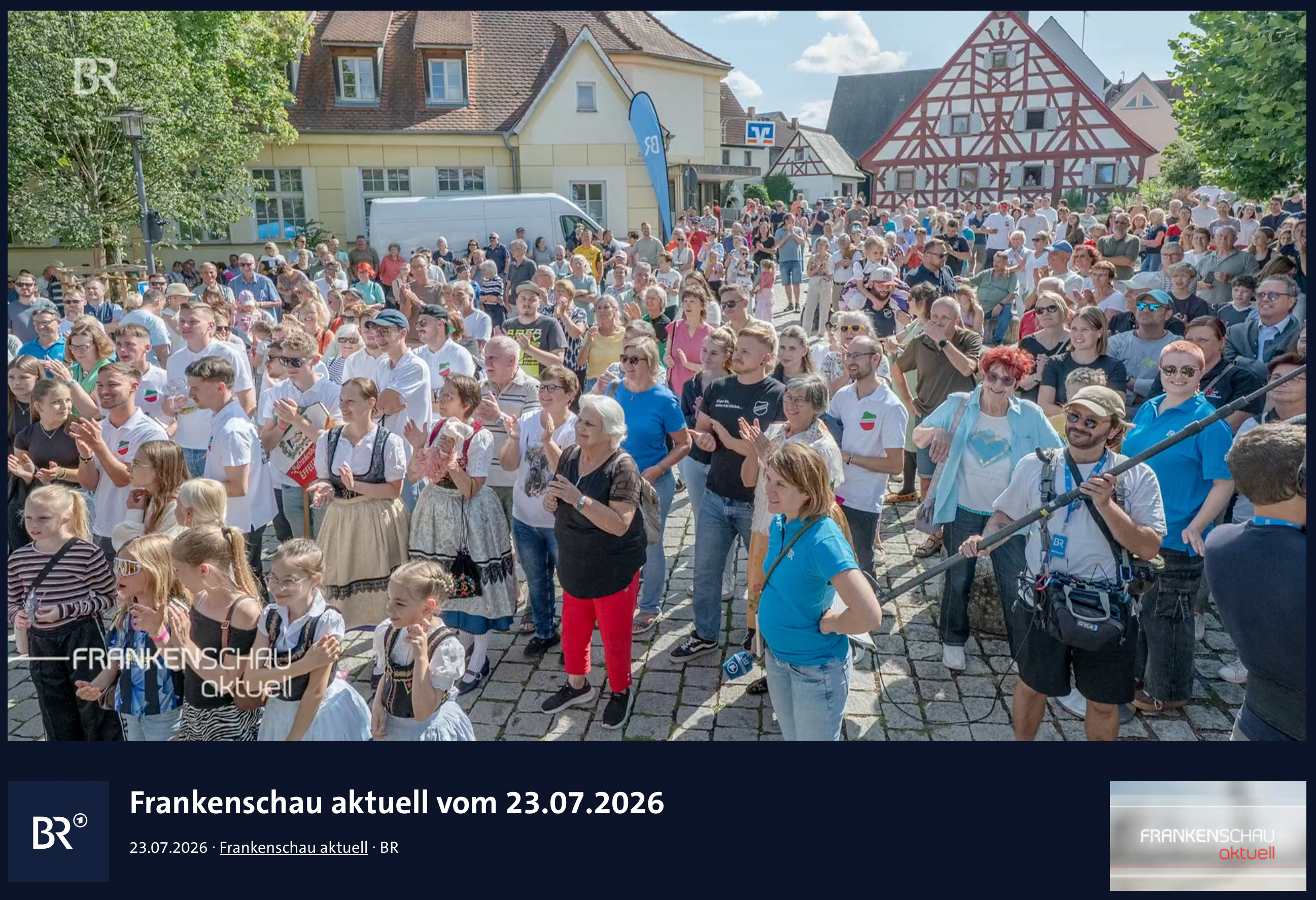 Zahlreiche Besucher bei der BR Kirchweih-Challenge in Effeltrich